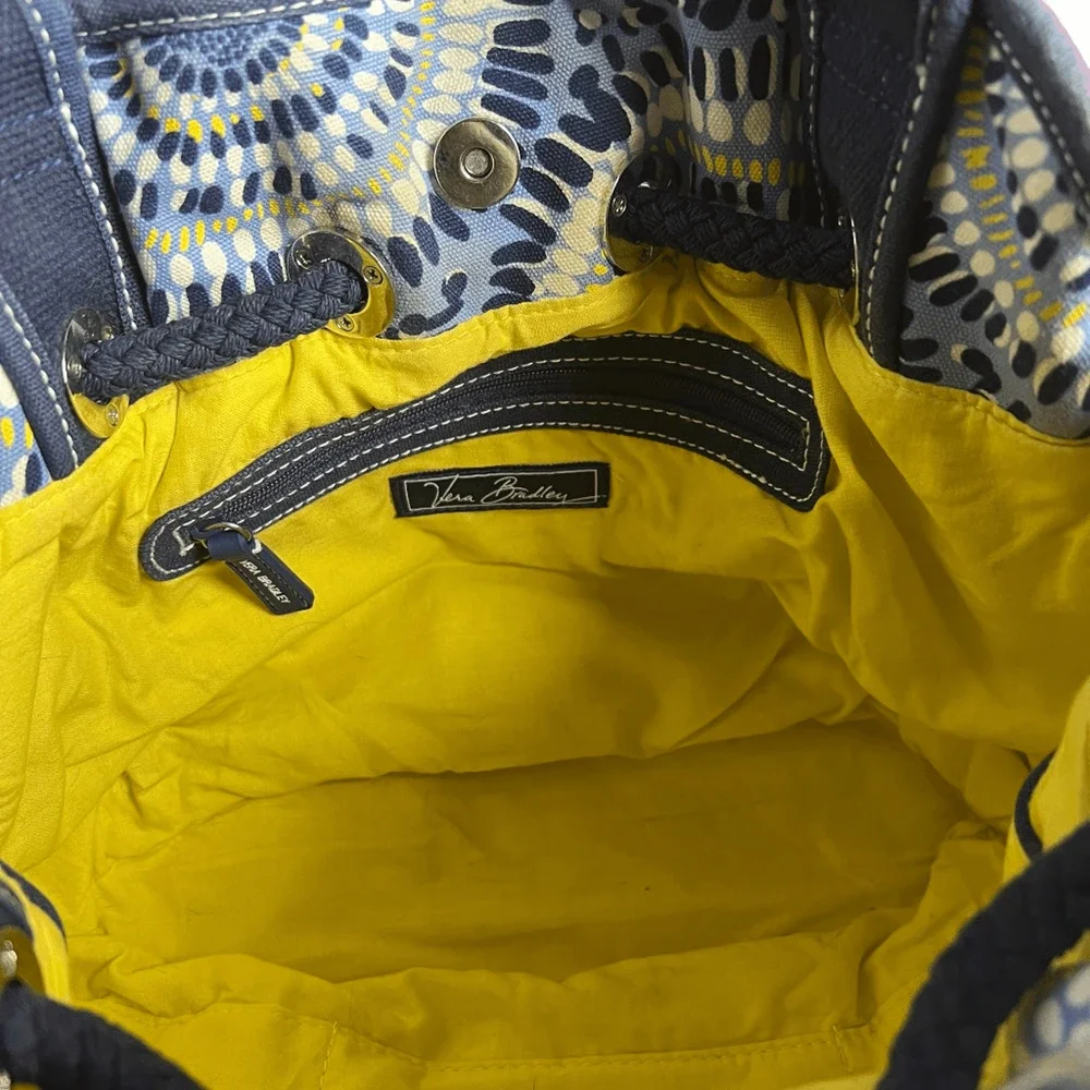 Vera Bradley Starry Night Shoulder Bag Matching Wallet - As Is